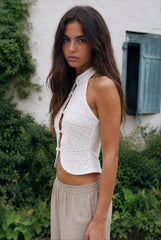 Women lace Chinese vest