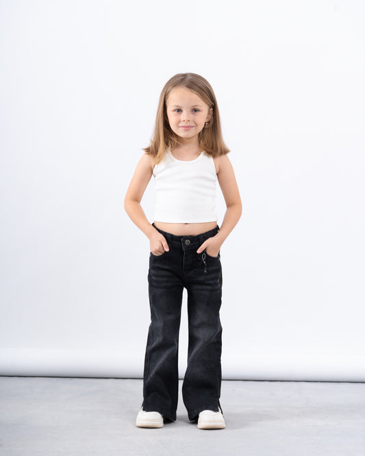 Flare Denim Pants