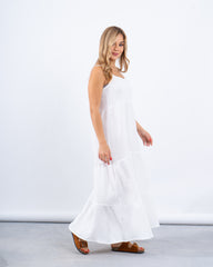 Tiered Crinkle Maxi Dress