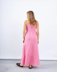 Tiered Crinkle Maxi Dress - Venti