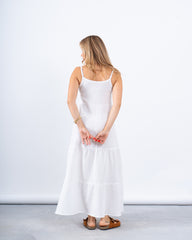 Tiered Crinkle Maxi Dress