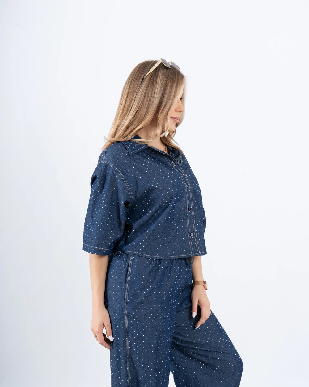 Sparkling Denim Shirt - Venti