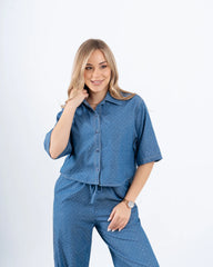 Sparkling Denim Shirt - Venti