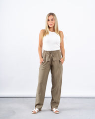 High-Waisted Cargo Pants