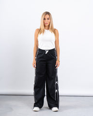 Bow Detail Wide-Leg Pants