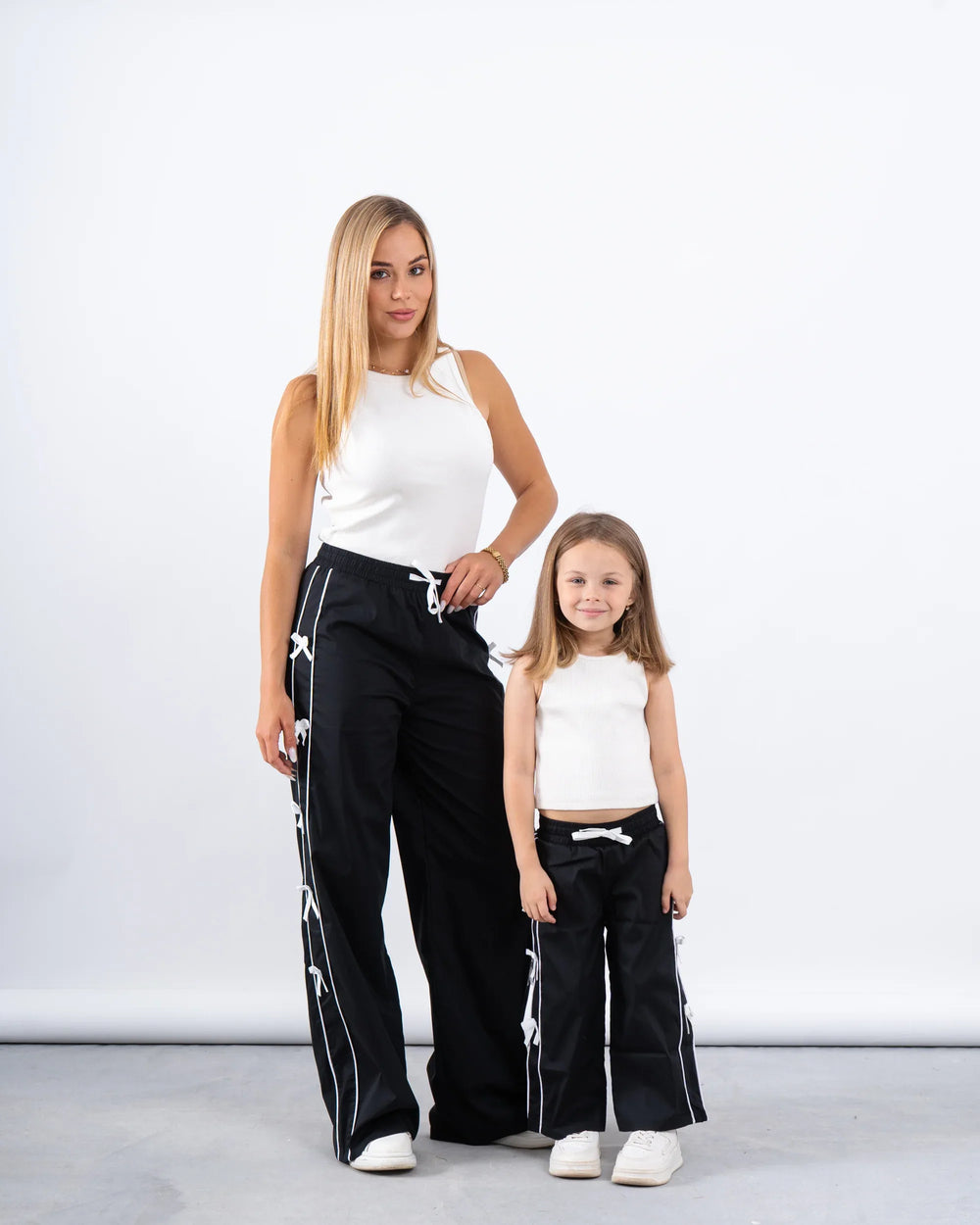 Bow Detail Wide-Leg Pants - Venti