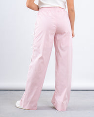 Bow Detail Wide-Leg Pants