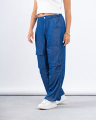 Soft Denim Utility Pants