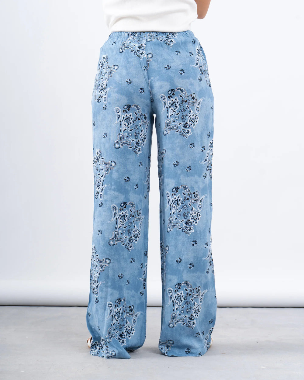 Printed Wide-Leg Pants - Venti