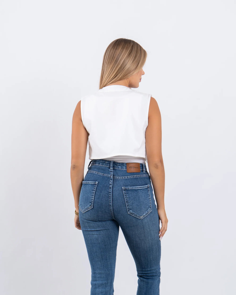 Embroidered Floral Vest - Venti