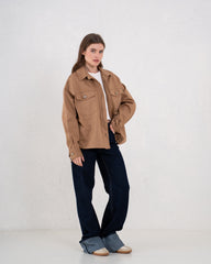 Twill Fringed Jacket