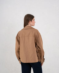 Twill Fringed Jacket - Venti