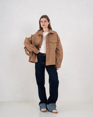 Twill Fringed Jacket - Venti