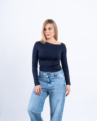 Off-Shoulder Draped Top