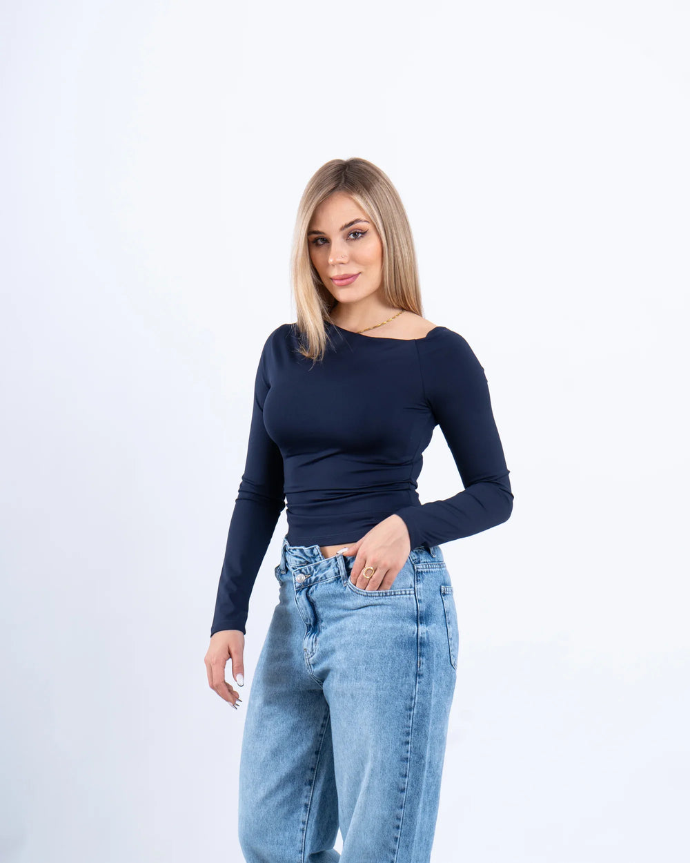 Off-Shoulder Draped Top - Venti