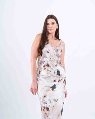 Satin Bow-Detail Cami Top