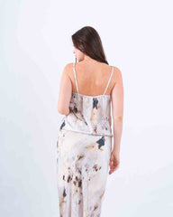 Satin Bow-Detail Cami Top