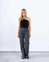 Pop-Out Flower Halter Top - Venti