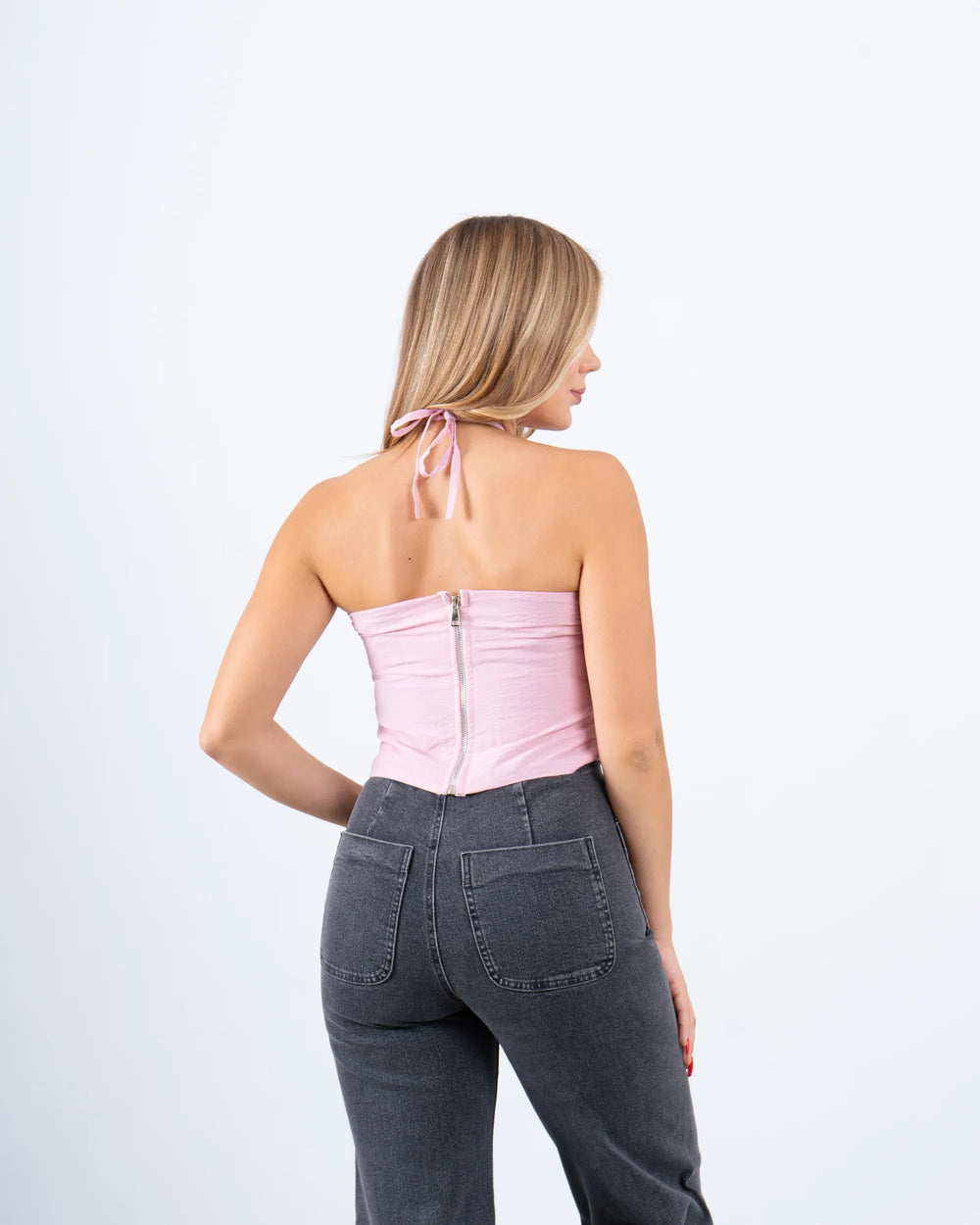 Pop-Out Flower Halter Top - Venti