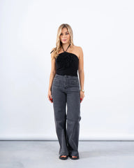 Pop-Out Flower Halter Top - Venti