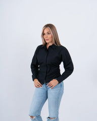 Ruched Waist Fitted Shirt - Venti