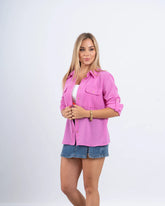 Linen Oversized Shirt - Venti