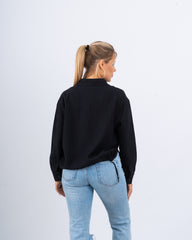 Drawstring Detail Textured Shirt