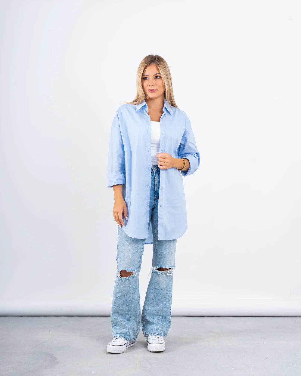 Essential Oversized Poplin Shirt - Venti