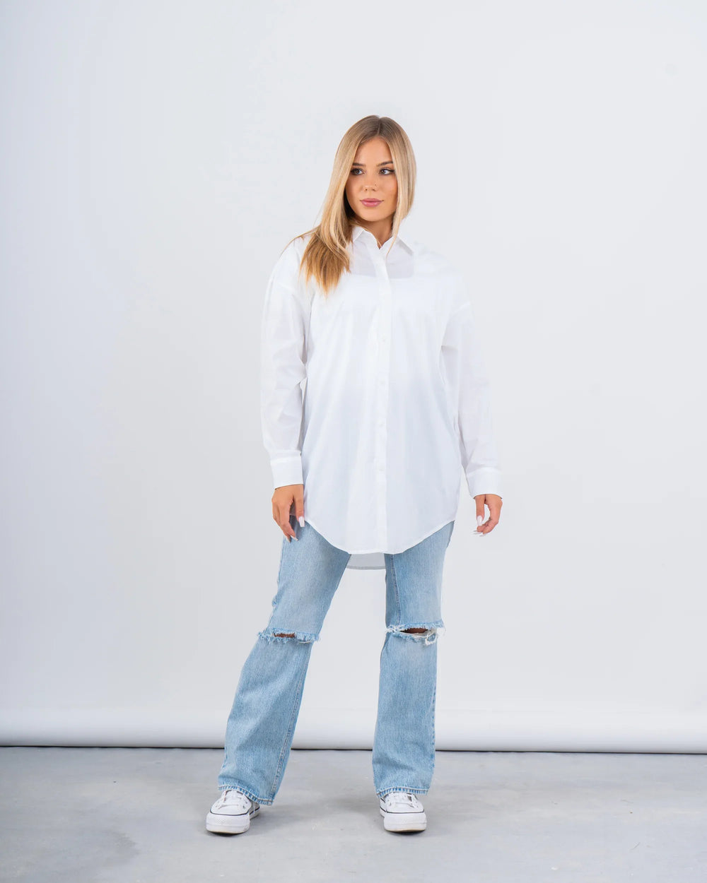 Essential Oversized Poplin Shirt - Venti