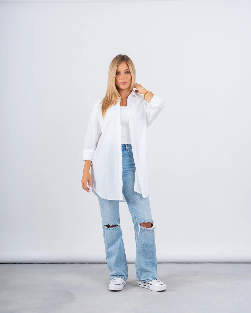 Essential Oversized Poplin Shirt - Venti