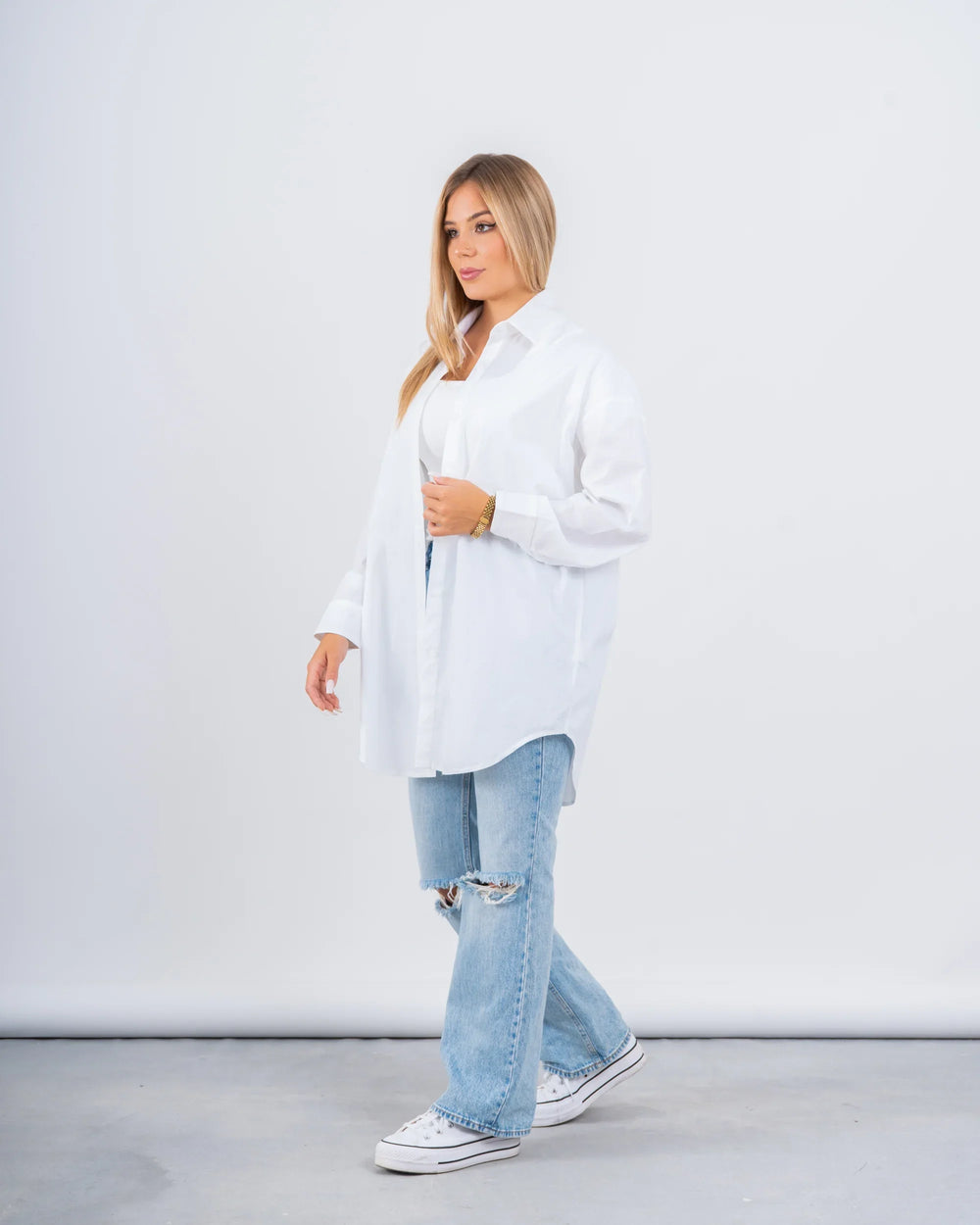 Essential Oversized Poplin Shirt - Venti