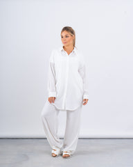 Oversized Linen Shirt