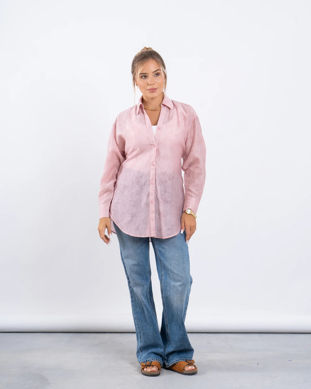 Sheer Oversized Shirt - Venti