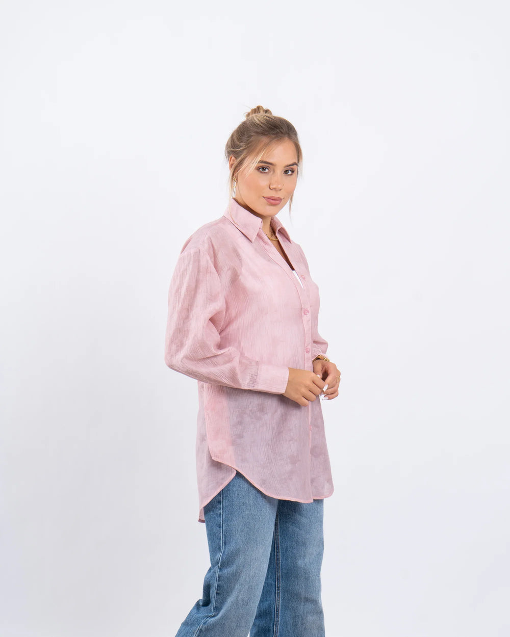 Sheer Oversized Shirt - Venti