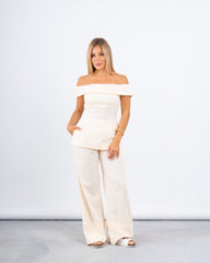 Off-Shoulder Fitted Top