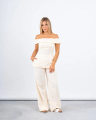 Off-Shoulder Fitted Top - Venti