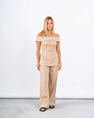 Off-Shoulder Fitted Top - Venti