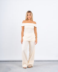 Wide-Leg Linen Pants