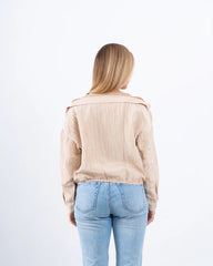 Drop-Shoulder Top With attached Tanktop - Venti