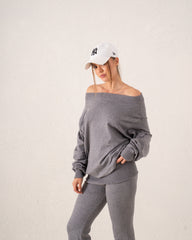 Off Shoulder Knit Top