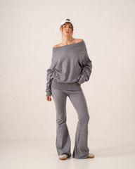 Off Shoulder Knit Top