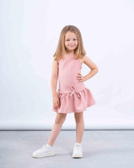 Bow Detail Drop-Waist Dress - Venti