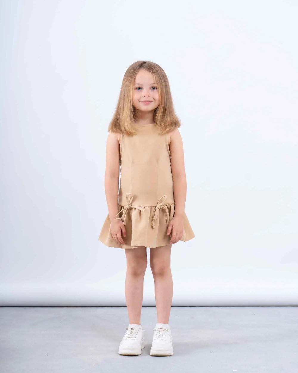 Bow Detail Drop-Waist Dress - Venti