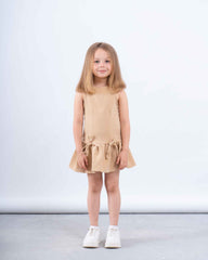 Bow Detail Drop-Waist Dress