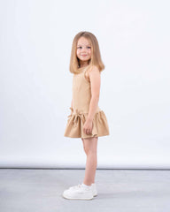 Bow Detail Drop-Waist Dress