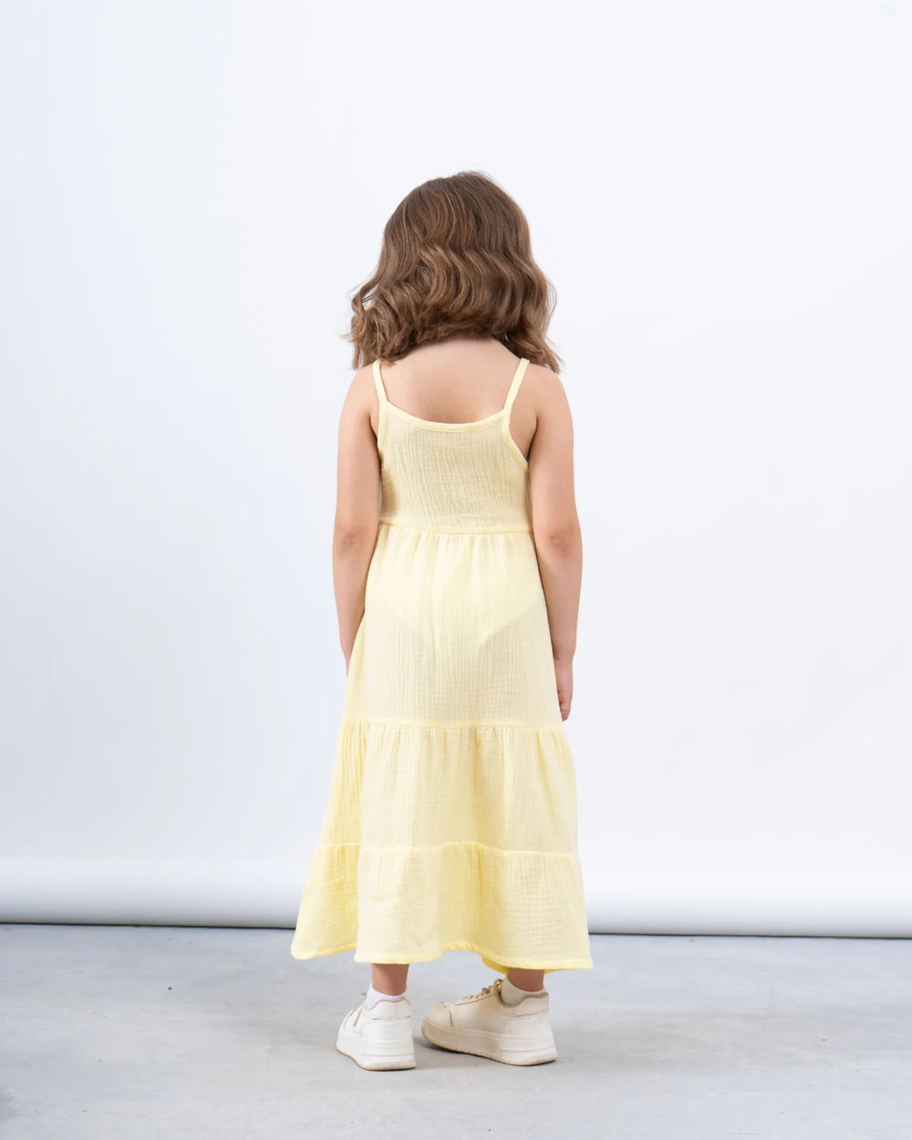 Tiered Maxi Dress With Flower Detail - Venti