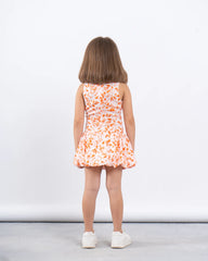 Floral Drop Waist Puffball Dress - Venti