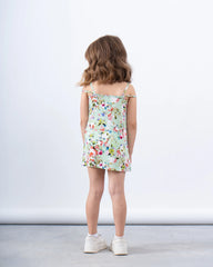 Printed button up dress - Venti