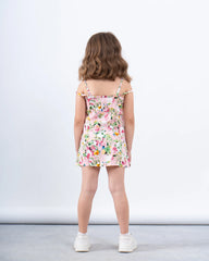 Printed button up dress - Venti