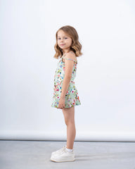 Printed button up dress - Venti